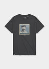 T-Shirt "Gustl Briefmarke" - dunkelgrau