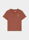 T-Shirt "Pumuckl Grantig" - rost, Damen