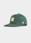 Cap "SpongeBob chills" - dark green (half-curved)