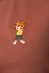 T-Shirt "Pumuckl Grantig" - rost, Damen