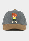 Cap "Grantig by nature" - dunkelgrau (Kindercap Curved), v2