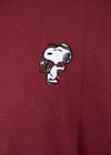 T-Shirt "Peanuts: Prost; Snoopy" - dunkelrot