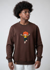Sweater "Pumuckl" - dunkelbraun